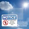 Signmission No Admittance Employees Only OSHA Notice Sign, Plastic, 10in W x 7in L, 2PK OS-2PACK-NS-P-710-L-15982 - alternate 2